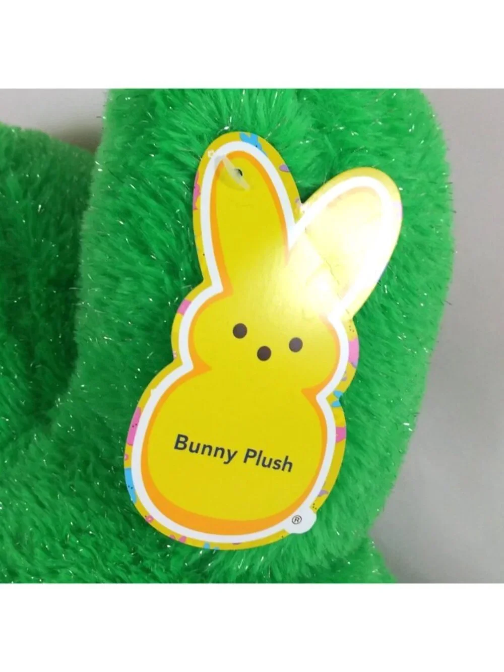 NWT Animal Adventure Peeps Sparkly Green Peep Soft 15